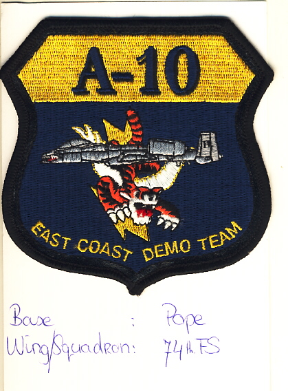 Image not found :A-10 East Coast Demo Team