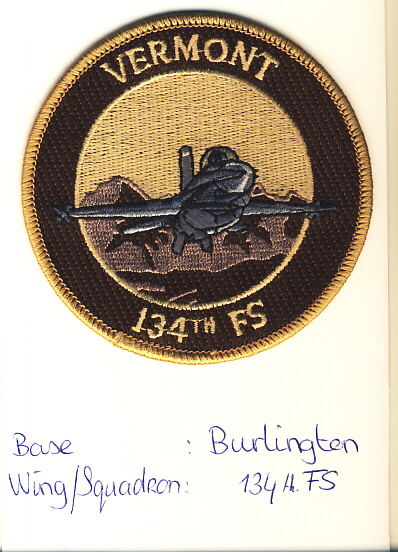 Image not found :Vermont, 134th FS (Desert)