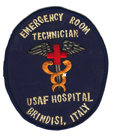 Image not found :USAF Hospital Brindisi, Italy, Emergency Room technician