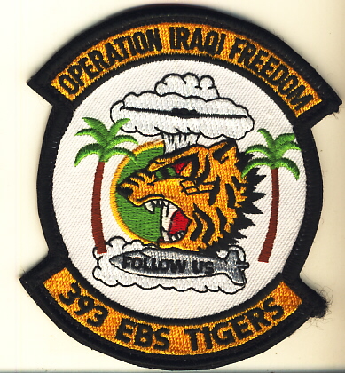 Image not found :Operation Iraqi Freedom, 393 EBS Tigers(Velcro)