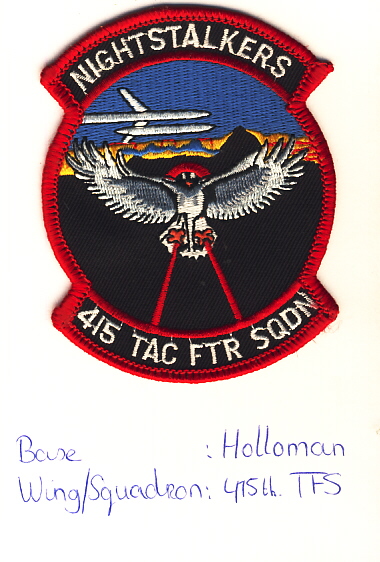 Image not found :Nightstalkers, 415 TAC FTR SQDN