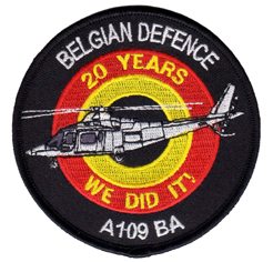 Image not found :Belgian Defence, A-109BA, 20 years, We did it !