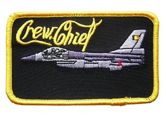 Image not found :Crewchief (Nametag, black)