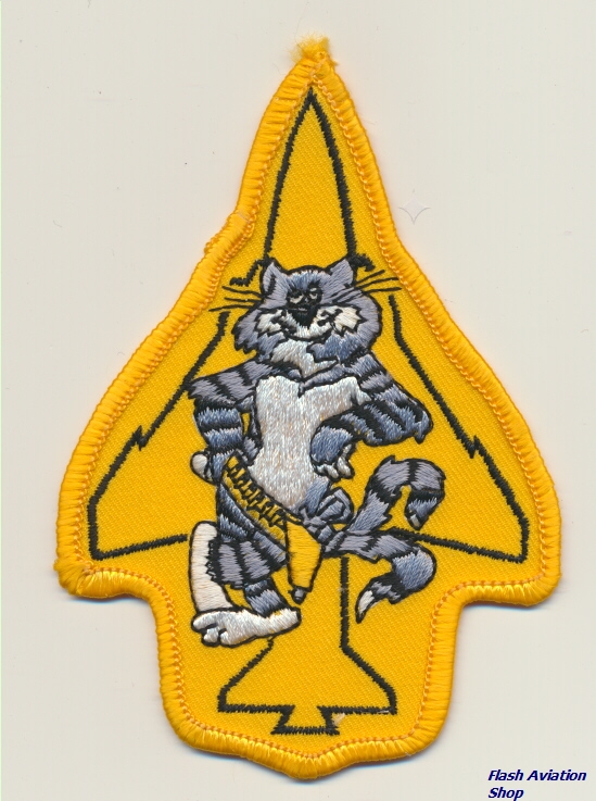 Image not found :F-14 (Silhouette plus cat, yellow)