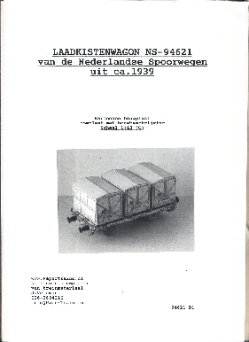 Image not found :NS-94621 Laadkistwagon