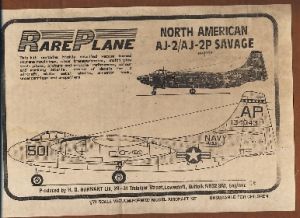 Image not found :North American AJ-2/2P Savage (*+)(picture on box)