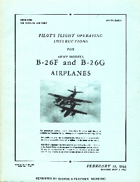 Image not found :B-26F and B-26G Airplanes (reprint)
