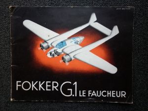 Image not found :Fokker G.1 'Le Faucheur' (colour)