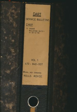 Image not found :Dart Service bulletins. Chapters 72-201 t/m Da72-300 1962/en recen