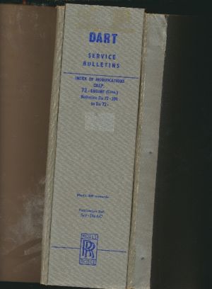 Image not found :Dart Service bulletins. Chapters 72-301 t/m Da72-... 1962/en recen