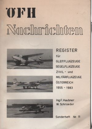 Image not found :Register fur Gleitflugzeuge, Segelflugzeuge, zivil- und Militarfl/
