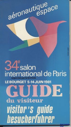 Image not found :Aeronautique Espace, 34e Salon International de Paris (1981)