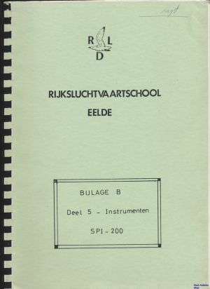 Image not found :Bijlage B, deel 5 - Instrumenten, SPI-200 (Flight Instr. System)