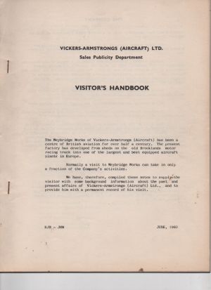 Image not found :Visitor's Handbook, Vickers-Armstrong (Aircraft)