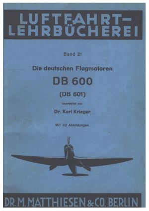 Image not found :Die Deutschen Flugmotoren DB 600 (DB 601)