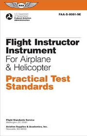 Image not found :Flight Instructor Instrument For Airplane & Helicopter PTS