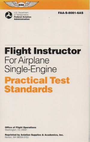Image not found :Flight Instructor For Single-Engine Practical Test Standards