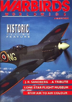 Image not found :Sandberg, Lone Star Flight Museum, Bf109 air to air colour