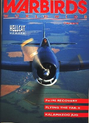 Image not found :Hellcat update, Fw190 recovery, Flying the Yak-11, Kalamazoo Jug