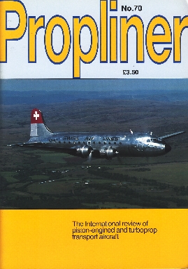 Image not found :Swissair celebrates fifty oceanic years (DC-4), Lufthansa's C-46 Commandos, Sharjah - Soviet staging post, Loss of Scottish Aviation Twin Pioneer G-AO