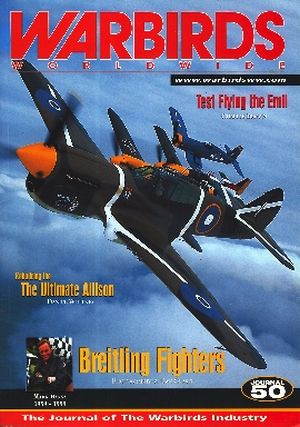 Image not found :Rebuilding the ultimate Allison, Breitling Fighters, Test fl