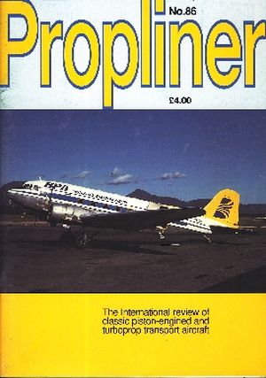 Image not found :Spring 2001. Overseas Aviation (Part Three), ARDCO Skymasters, DC-3 Mosquito sprayers in Florida, Bush Pilots Airways DC-3s, Constellation News Update