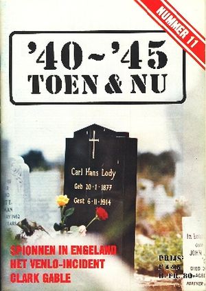 Image not found :SPIONNEN IN ENGELAND W.O.I, W.O.II Lijst met dubbel-agenten. De onfortuinlijke zestien. Het incident bij Venlo. Wrakkenberging: Scheepswrakken. Majoor