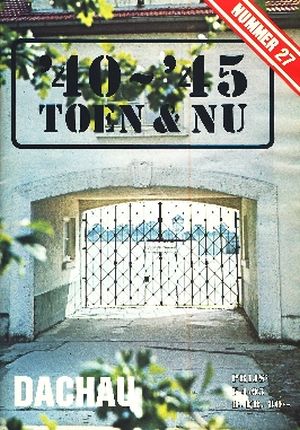 Image not found :DACHAU Hoofdartikel over het concentratiekamp. Het Webling incident. Wrakkenberging: Epping Forest de Ju-88. Misdaad in W.O. II: Het 10e Amerikaanse d