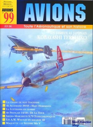 Image not found :Juin 2001; Kobayashi Teruhiko, SM.79, Spitfire Mk.V