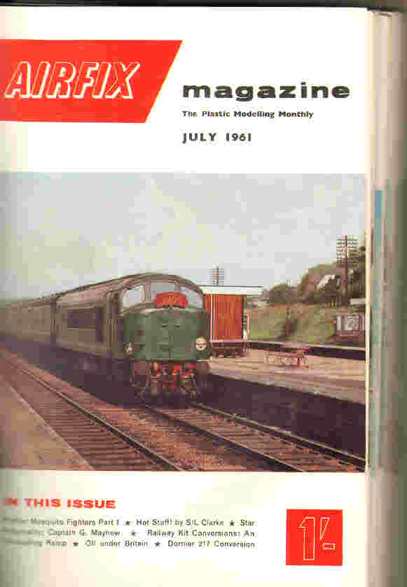 Image not found :July 1961 Railway review; Black Prince - figure model; Shipping notes; Stamps; Star personality - Captain G Mayhew - biography; New kits and models; P