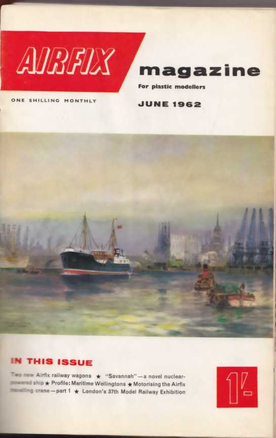 Image not found :June 1962; In The Air (Shackleton Sales Weekend at Sywell, misc news); News from Airfix - Interfrigo goods van, Ventilated meat van; Picture Page; Shi