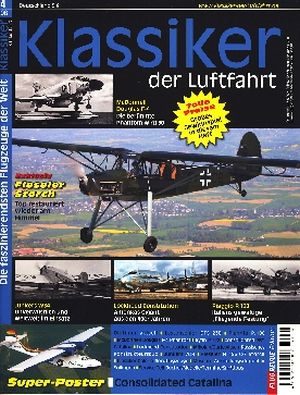 Image not found :4/08; F-4 Phantom, Fieseler Storch, Catalina poster, Piaggio P.108, Lockheed Constitution