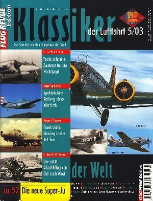 Image not found :3/05; Junkers 52, Ta.154, F4F-3, Dassault Mystere, Junkers W.33