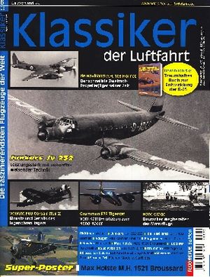 Image not found :6/08; Junkers Ju.252, F4U Corsair, F7F Tigercat, Hans Grade, MH.1521 Broussard, SO.1221 Djinn, Sea Hornet