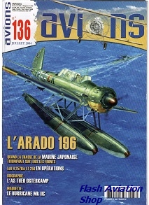 Image not found :Juillet 2004; L' Arado 196, Theo Osterkampm Hurrinace Mk.IIc