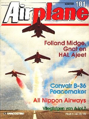 Image not found :Folland Midge, Gnat en HAL Ajeet, B-36 peacemaker, All Nippon Airways
