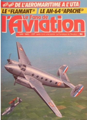Image not found :Mai 1985, L'Aeromaritime a l'UTA, le Flamant, le AH-64 Apache