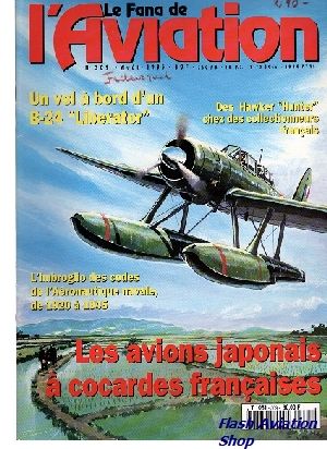 Image not found :Aout 1995. B-24 Liberator, Hawker Hunter, Avions Japonais a cocardes Francaises