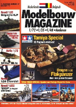 Image not found :Aug/nov '11. T-33 KLu versie 1/32, Wasp carrier, 1:24 Chevrolet, 1:72 Spitfire Mk.Ia, Belgische KJP