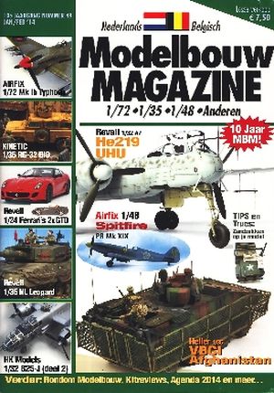 Image not found :Jan/Feb '14. 1/32 He.219, Airfix 1/48 Spit, Zandzakken, VBCI Afghanistan 1/72 Typhoon