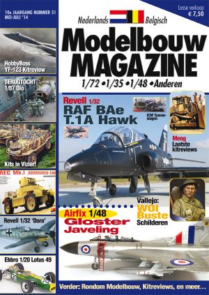 Image not found :Mei/Jul '14. RAF BAe T.1A Hawk, Gloster Javalin, WO 1 Buste schilderen, Ebbro 1/20 Lotus 49, 1/32 Dora