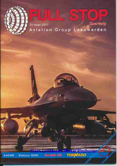 Image not found :43ste jaargang. 31mrt2017; Kenavo SEM!, Tornado, A400M, Dakota X-5 NMM, Cyxon-35